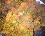 A picture of step 2 of Pav bhaji.