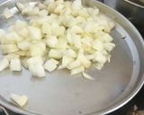 A picture of step 2 of Delicious unique healthy muskmelon dry fruit halwa.