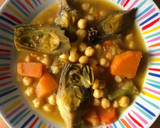 Foto del paso 8 de la receta: Garbanzos guisados con alcachofas