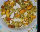 A picture of step 1 of Lokii ka halwa.