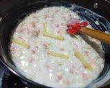 A picture of step 5 of Italian white sauce veg sandwich.