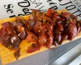 Une image de l'étape 7 de Tagliatelles vertes aux anchois, ail, tomates et persil.