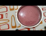 A picture of step 1 of Beetroot dhokla.