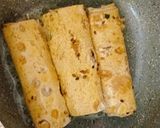 عکس مرحله 5 از دستور اسپرینگ رول (رول سبزیجات) با نان لواش