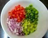 A picture of step 2 of Cream Cheese Vegetable. Sandwich.