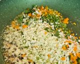 A picture of step 1 of Veg seekh kabab.