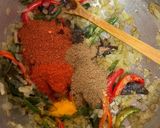 A picture of step 4 of Tin Fish Curry.