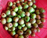 Hình bước làm 1 của món Sung muối chua ngọt