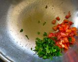 A picture of step 2 of Tabbouleh.