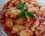 Pas rețetă Gnocchi-Paste din cartofi, în sos de roșii cu busuioc 5 fotografie
