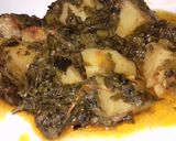A picture of step 9 of Aloo Palak dry.