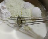 A picture of step 1 of Triple fruit candy.