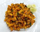 A picture of step 3 of Toasted Sandwich made with Potato Sabzi.