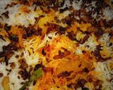 A picture of step 6 of Sindhi Biryani.
