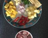 Stew pork pineapple with skin tofu recipe step 1 photo