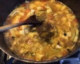 Une image de l'étape 7 de Mijoté de céleri rave courgette tomates pommes de terre et citron confit.