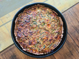 Tarta de zapallitos y repollo 🍃