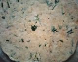 A picture of step 2 of Singhare ka atta paratha.