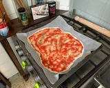 A picture of step 8 of Sourdough Homemade Pizza.
