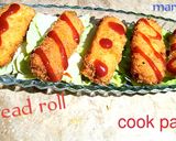 A picture of step 7 of Crispy Bread rolls.