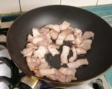 鹹豬肉炒娃娃菜佐油條的食譜步驟4照片