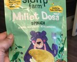 A picture of step 1 of Instant Millet Spinach Mini Dosa with Moong Dal Sambhar and Traditional Coconut Chutney.