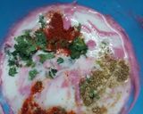 A picture of step 1 of Beetroot Masala Idlis.