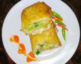 Foto langkah ke 4 dari resep Martabak Telur Kulit Lumpia.