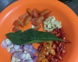 Foto langkah ke 3 dari resep Tumis cumi asin pete.