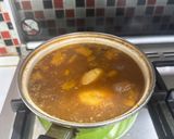 Foto langkah ke 2 dari resep Bubur Singkong Labu Kuning.