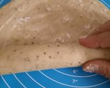 A picture of step 11 of Pinwheel Mathri.