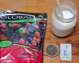 Foto del paso 1 de la receta: Smoothie de kefir y frutos rojos