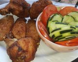 Foto del paso 3 de la receta: Alitas de pollo fritas al ajillo 🦋