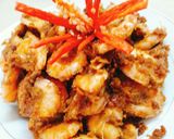 Hình bước làm 2 của món Tép rang trứng muối