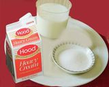 A picture of step 1 of Pana cotta.