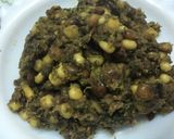 A picture of step 3 of Green  githeri.