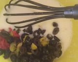 Foto del paso 4 de la receta: 🥧Bizcocho salado de queso 🧀 Idiazábal con aceitunas 🫒 y pimientos🌶️