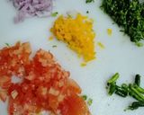 A picture of step 1 of Omelette sandwich.
