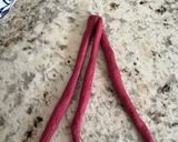 A picture of step 5 of Puppy beet treats.