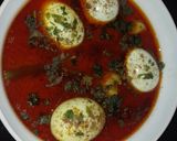 A picture of step 8 of Anday Aaloo (Boiled Egg and Potato) Curry.