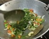 A picture of step 3 of Leftover Coriander Rice /Pulao.