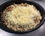 Une image de l'étape 8 de Gratin de chou-fleur au bouillon de crevettes et emmental.