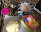 Foto del paso 1 de la receta Pizza de gambas y puerro con base de coliflor