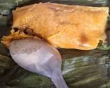 Foto langkah ke 5 dari resep Nagasari with labu (Lawatu ponda).