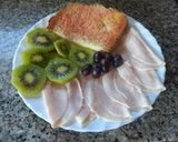 Foto del paso 3 de la receta Desayuno ligero de pavo y kiwi