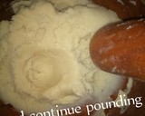 A picture of step 8 of Pounded Yam and Egusi Soup with Bitterleaf.