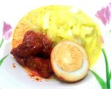 Foto langkah ke 6 dari resep Sayur labu siam dengan daging&telur bumbu merah.