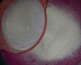 A picture of step 2 of White forest cake# Christmas baking contest # Revival contest #.