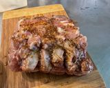 Une image de l'étape 9 de Longe de porc au miel, moutarde, thym et échalotes.