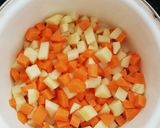 Foto del paso 1 de la receta Ensalada de papa con zanahoria y huevo